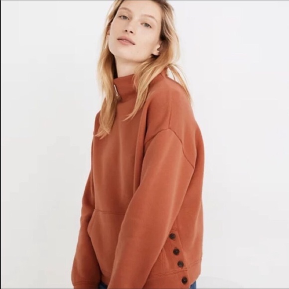 Madewell better terry cropped sweatshirt S - Picture 11 of 12